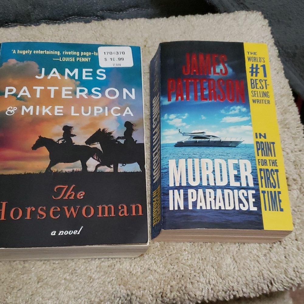 James Patterson Paperback Books Set Of ² The Horsewoman & Murder in Paradise